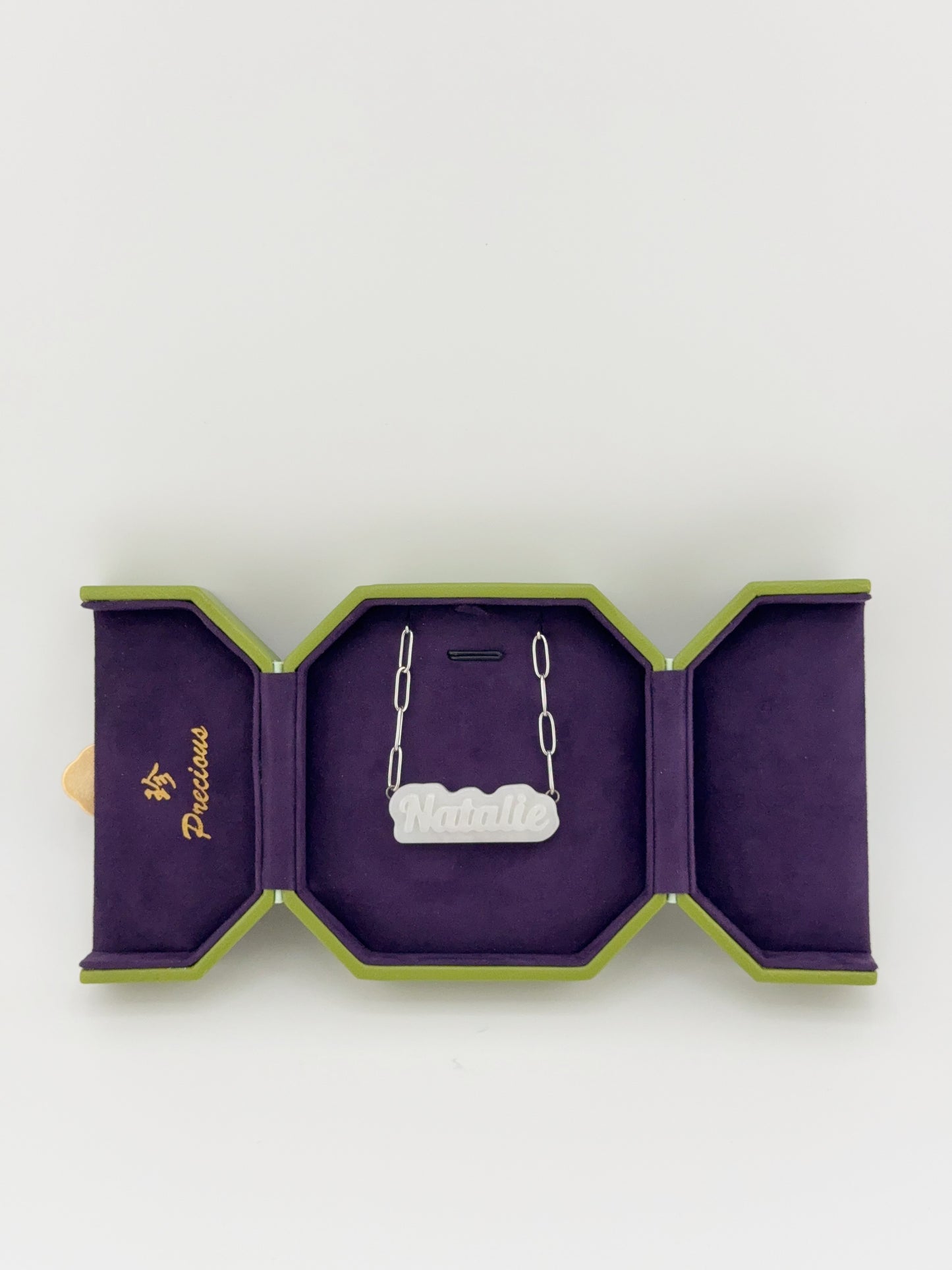 Personalised Jade Pendant Necklace